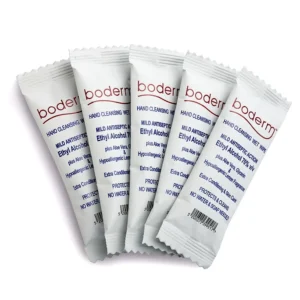 BODERM Hand Cleansing Single Cotton Wet Wipe